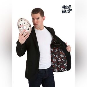 Friday the 13th Jason Blazer for Men. Black. New with tags.